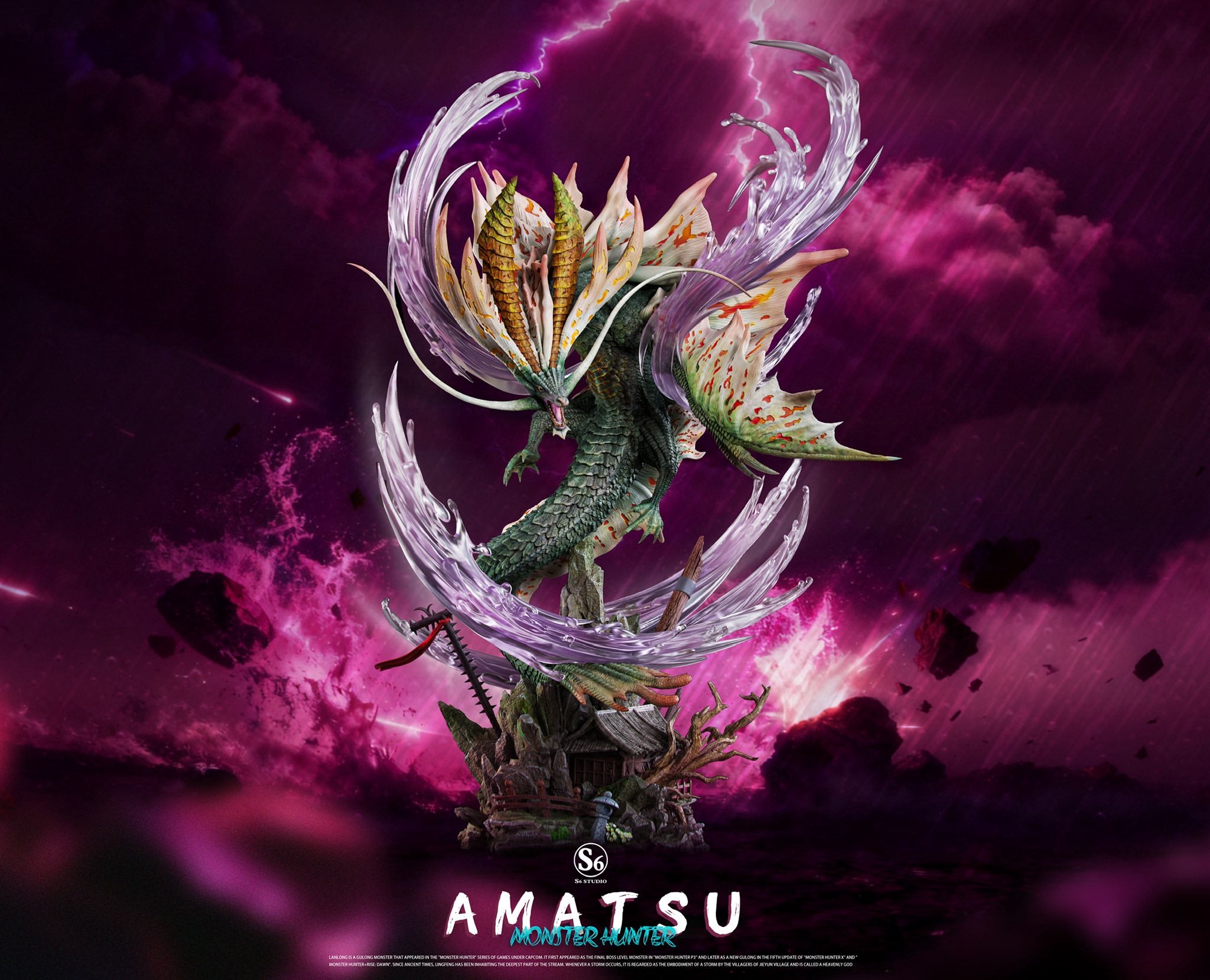 Amatsu resin statue S6 studio anime figure