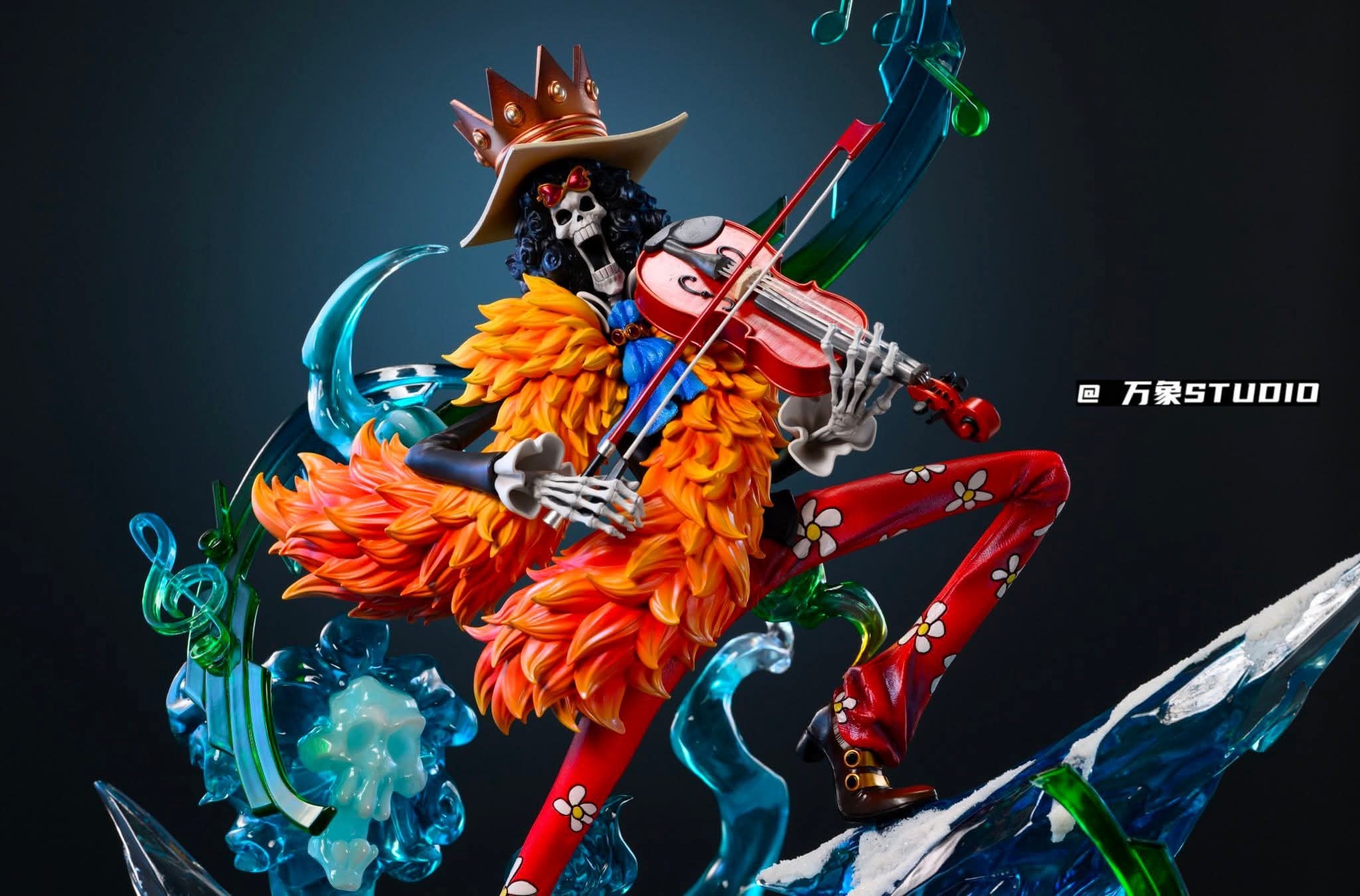 Brook Soul King resin statue WX Studio anime figure