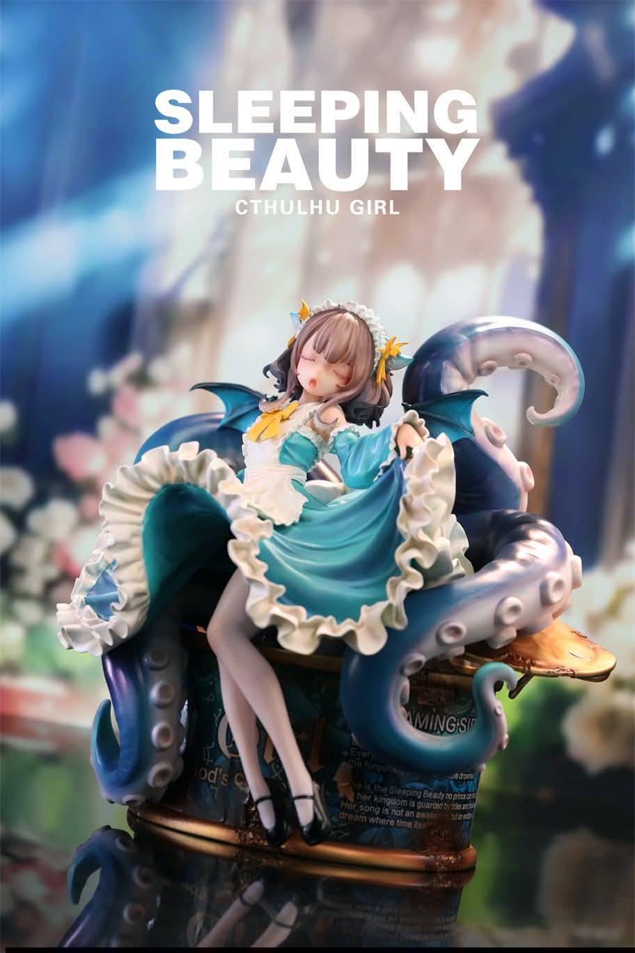 Sleeping Beauty Cthulhu Girl resin statue WeArtDoing Studio anime figure