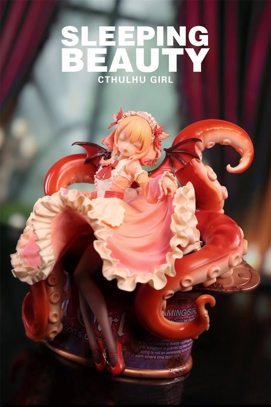 Sleeping Beauty Cthulhu Girl resin statue WeArtDoing Studio anime figure