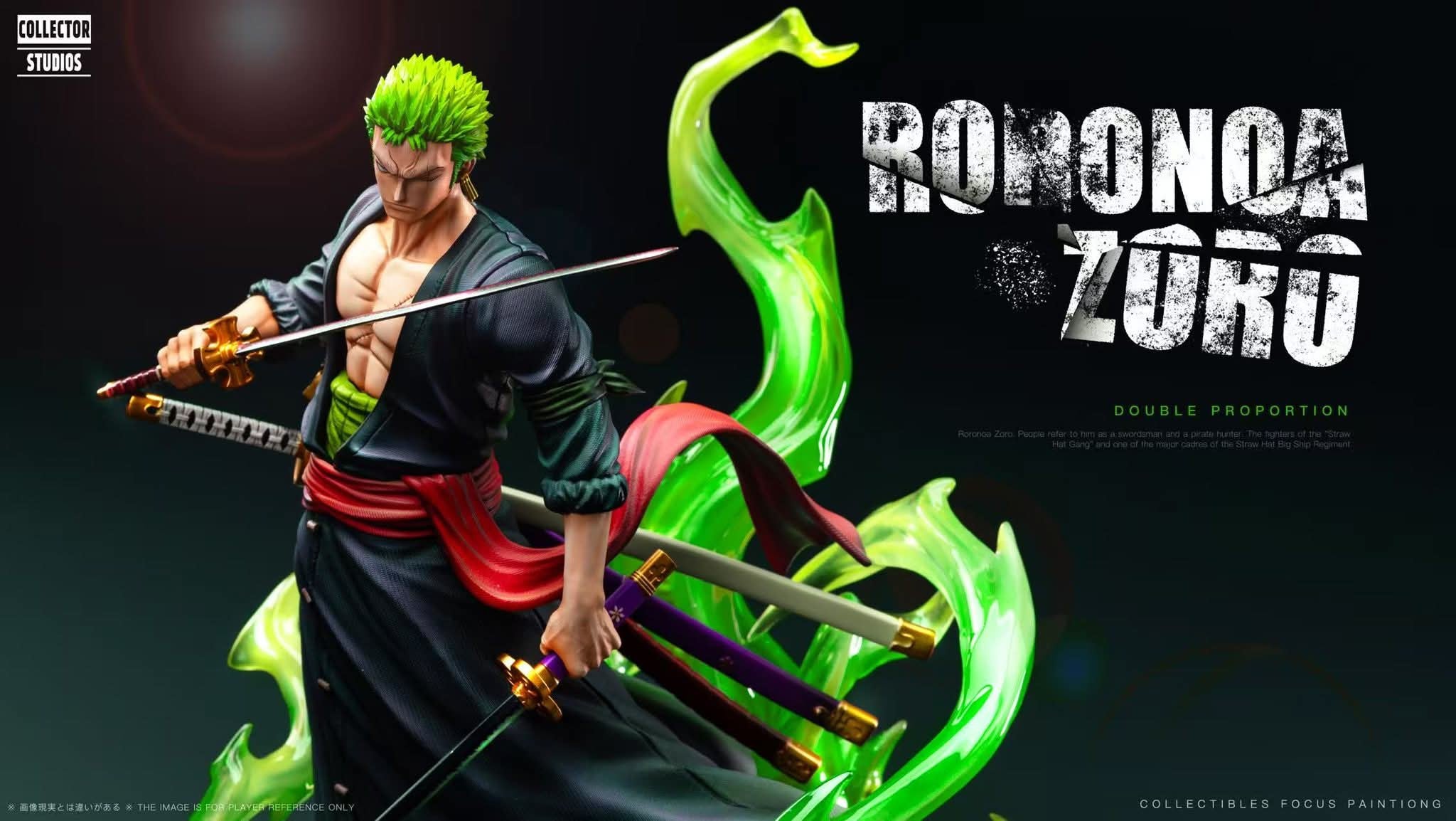 Zoro Wano acr resin statue Collector Studio anime figure