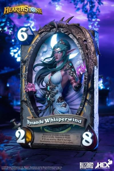 Tyrande Whisperwind Art resin statue Blizzard Hearthstone anime figure