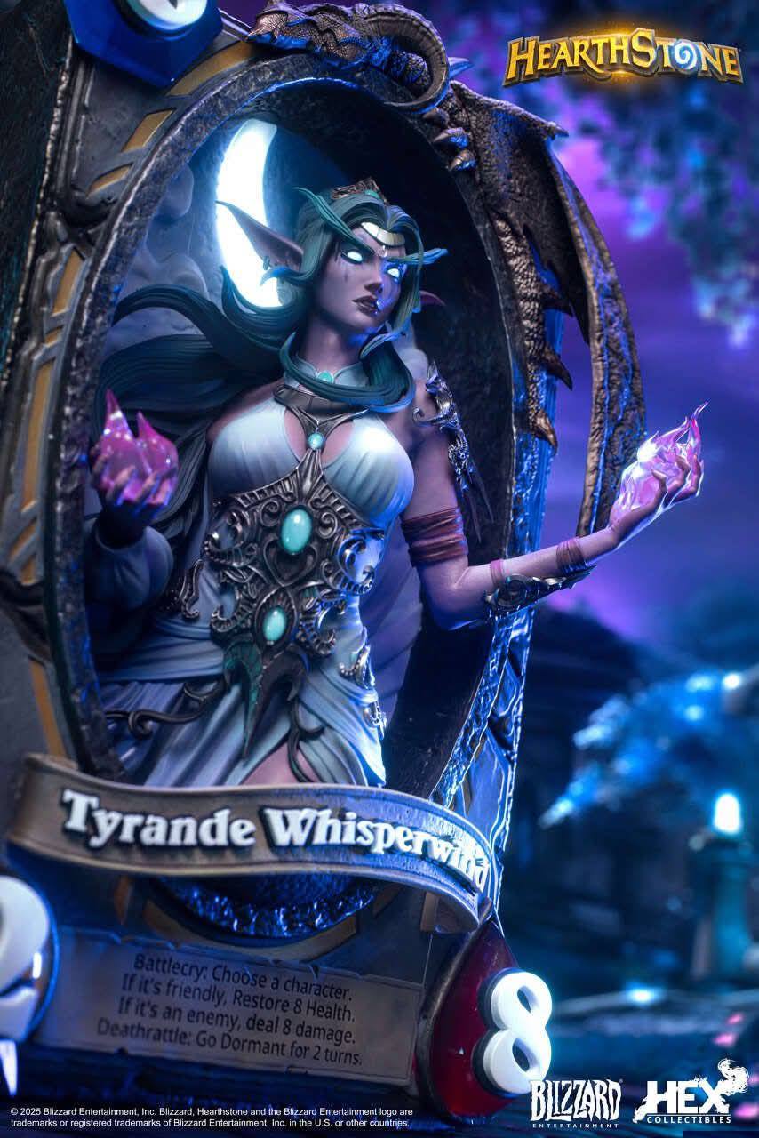Tyrande Whisperwind Art resin statue Blizzard Hearthstone anime figure