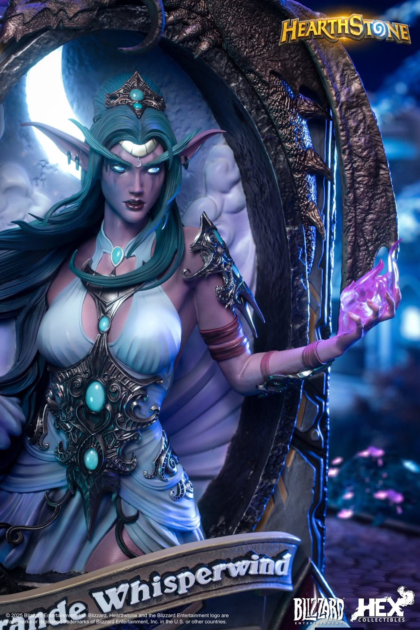 Tyrande Whisperwind Art resin statue Blizzard Hearthstone anime figure