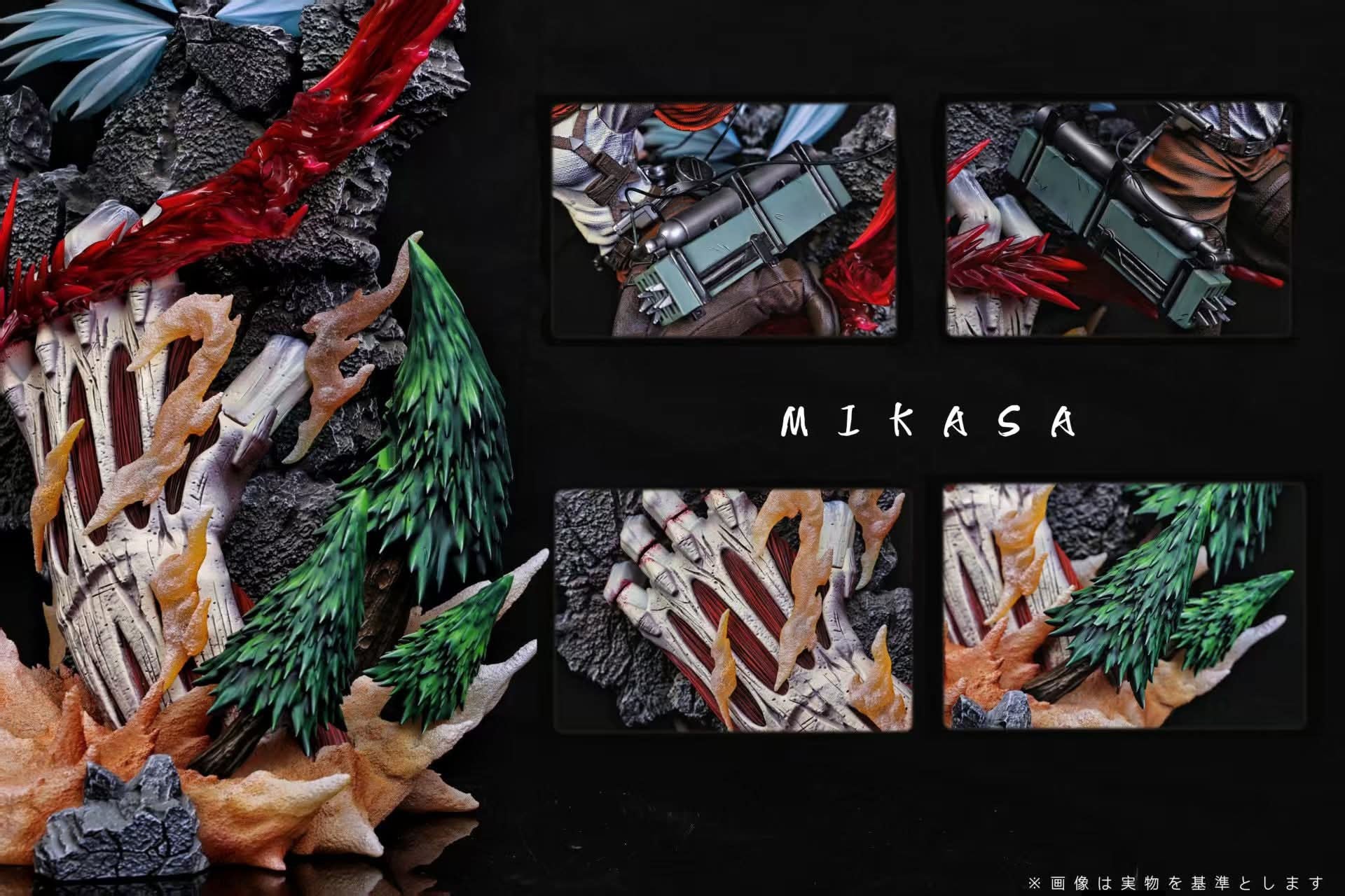 Mikasa Ackerman resin statue Cedar Studio anime figure