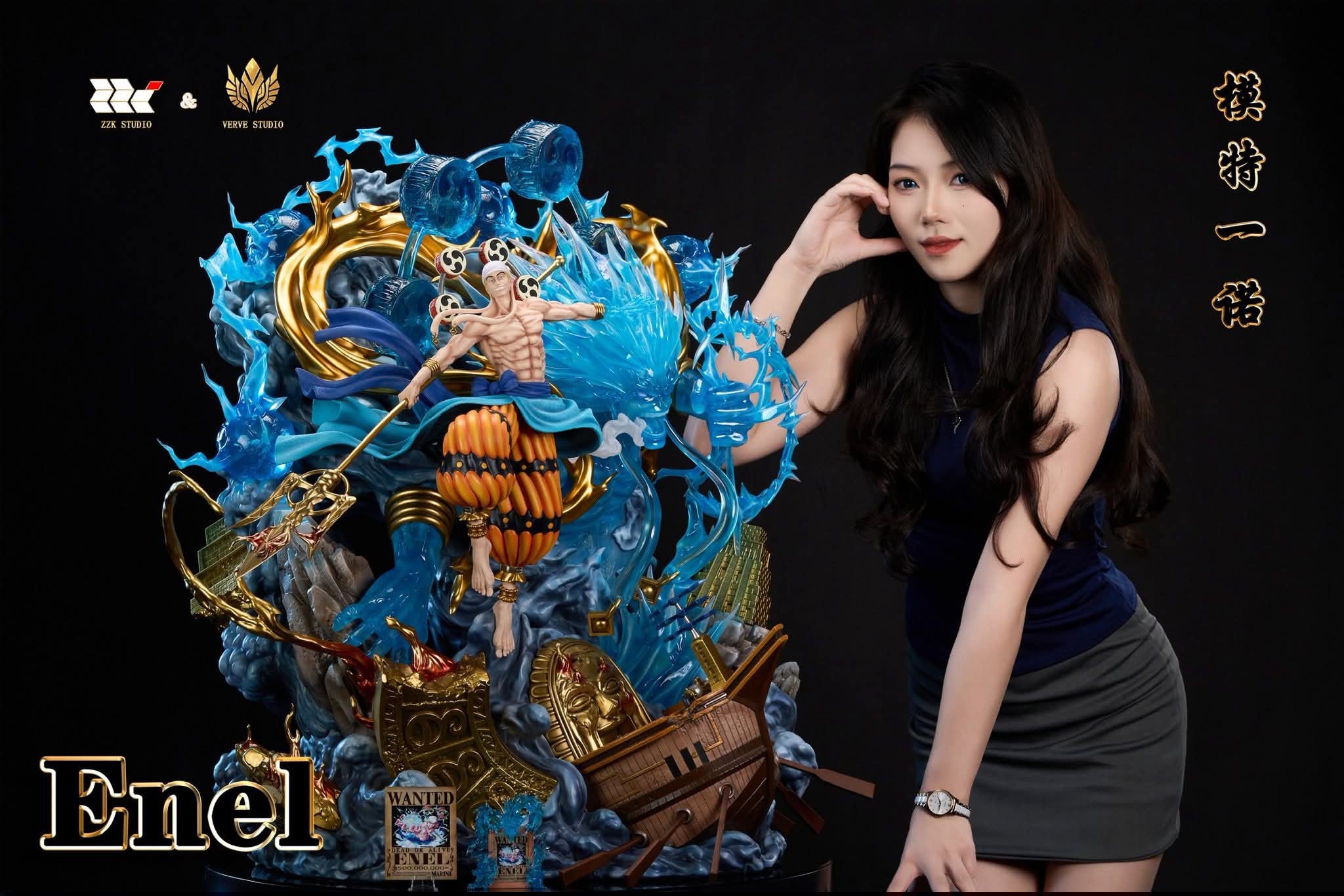 Enel resin statue Verve Studio x Zzk Studio anime figure