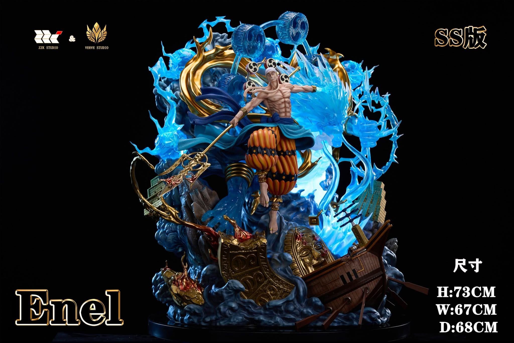 Enel resin statue Verve Studio x Zzk Studio anime figure
