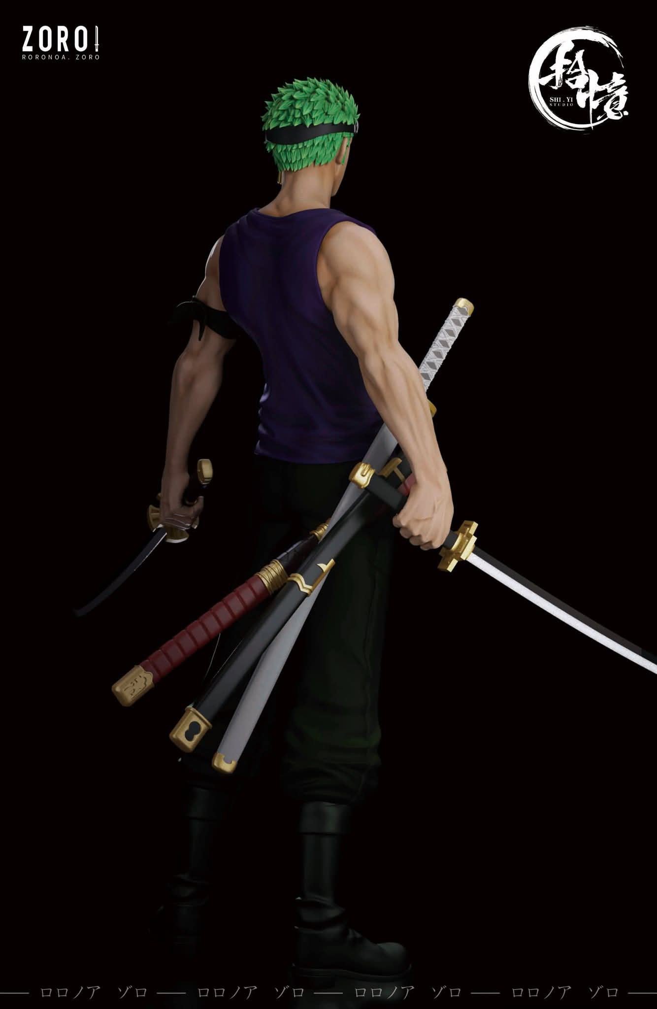 Zoro & Robin resin statue Shi Yi Studio anime figure