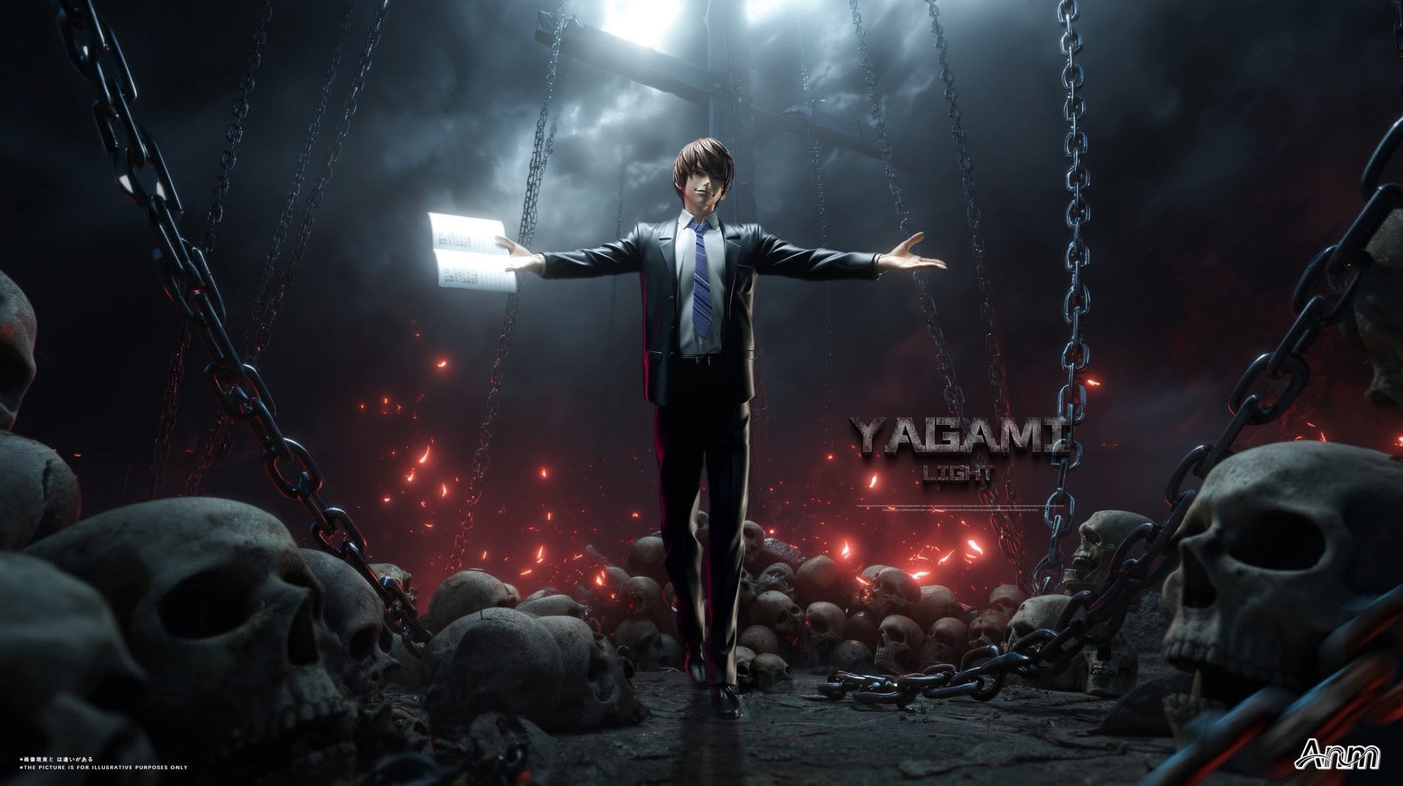 Yagami Light resin statue Anm Studio anime figure