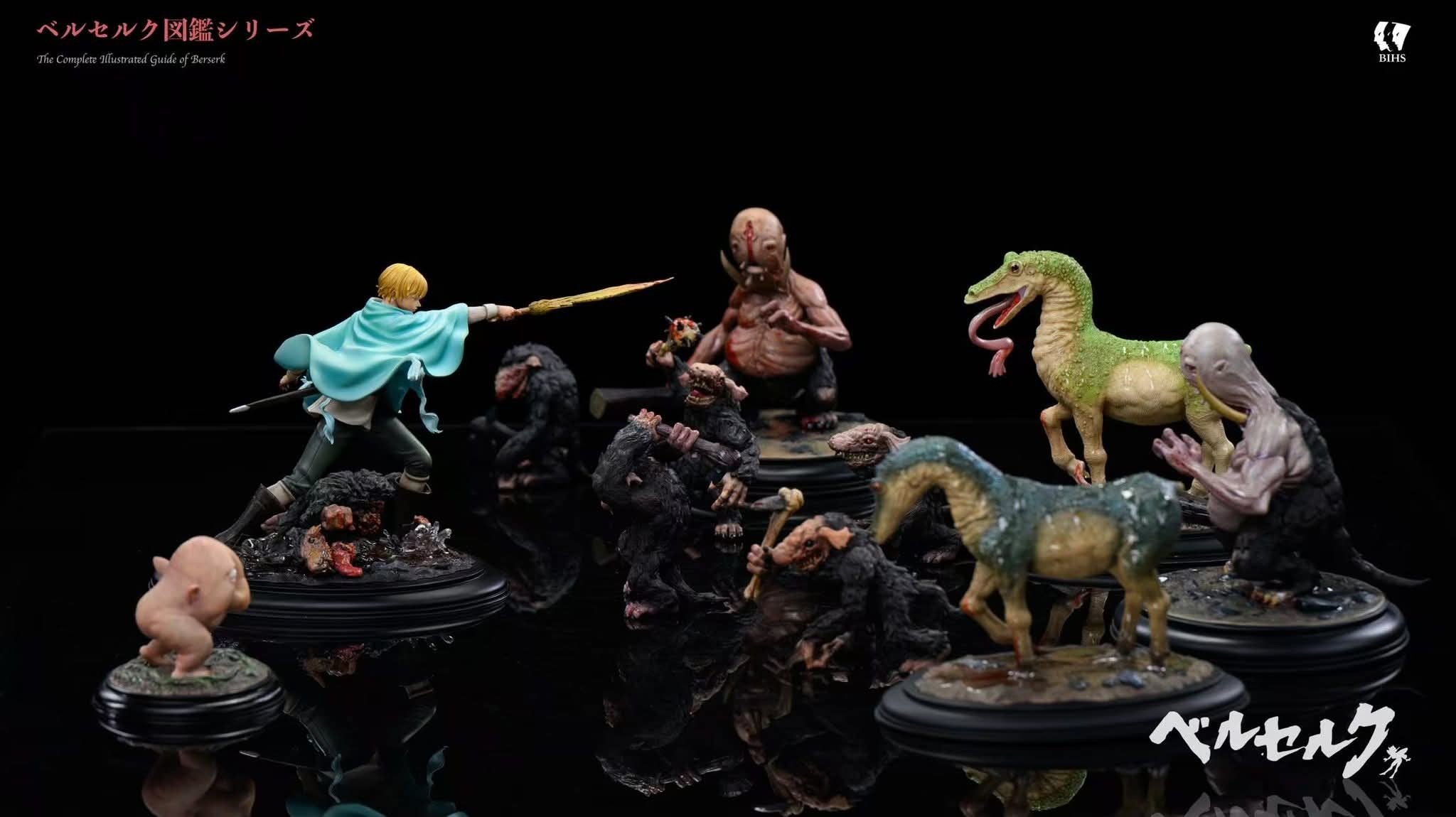 Serpico's Battle with the Beast of Darkness resin statue BIHS Studio anime figure