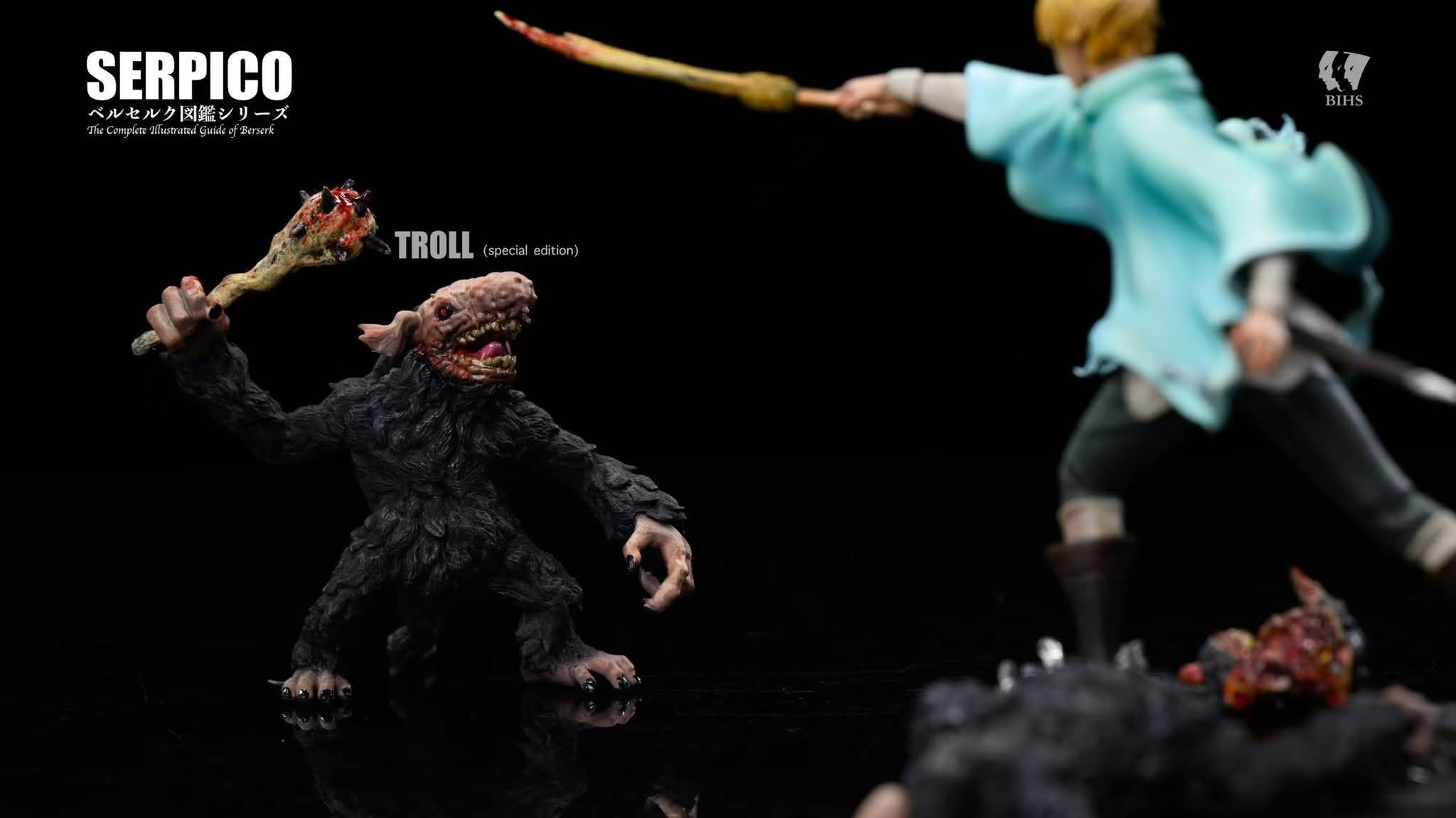 Serpico's Battle with the Beast of Darkness resin statue BIHS Studio anime figure