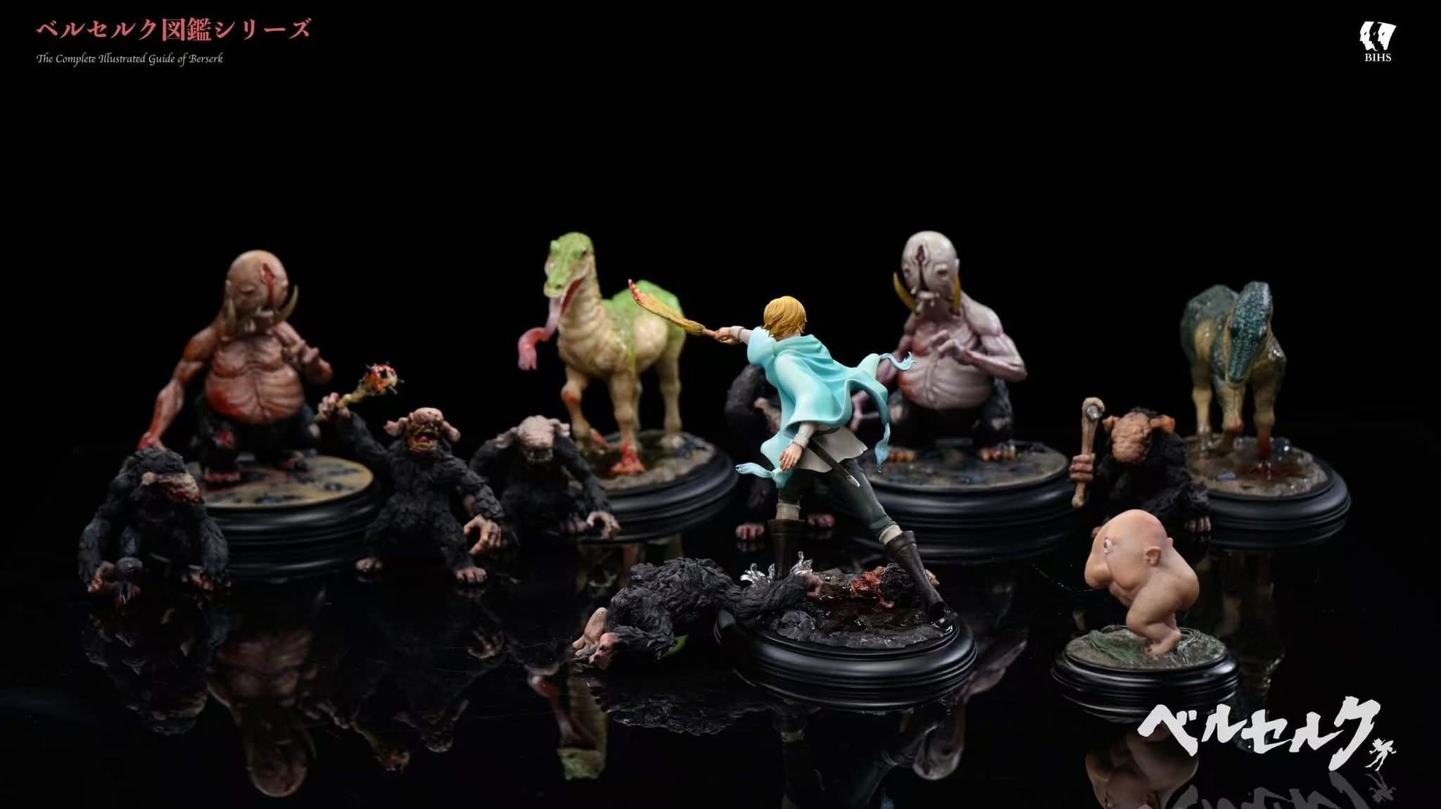 Serpico's Battle with the Beast of Darkness resin statue BIHS Studio anime figure