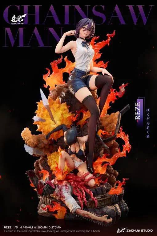 Reze resin statue ZaoHua Studio anime figure