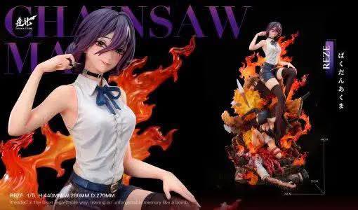 Reze resin statue ZaoHua Studio anime figure