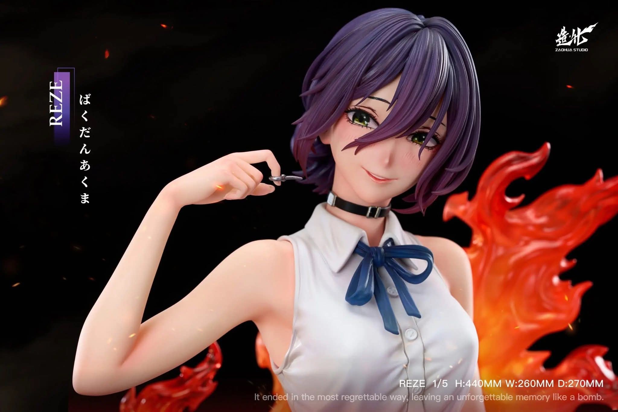 Reze resin statue ZaoHua Studio anime figure